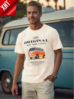 Футболка Fine Joyce F311-06-737 светло-бежевый хлопок