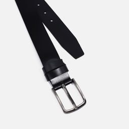 Ремень мужской, ширина 4 см, винт, пряжка металл, цвет чёрный - Simaland фото 2