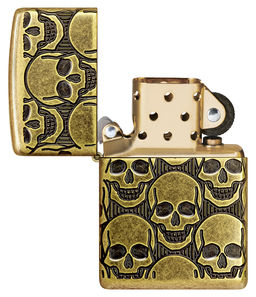 Зажигалка ZIPPO Armor® Ухмыляющиеся черепушки | Cackling Cranium 46302  фото 4