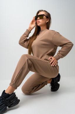 Женский костюм оверсайз из футера трехнитки Happyfox - Happy fox фото 9