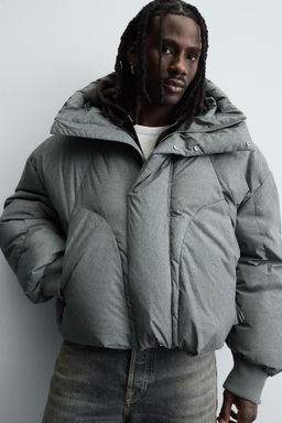 PADDED BOXY FIT JACKET - Zara фото 14