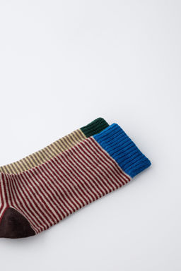 2-PACK OF STRIPED SOCKS - Zara фото 4