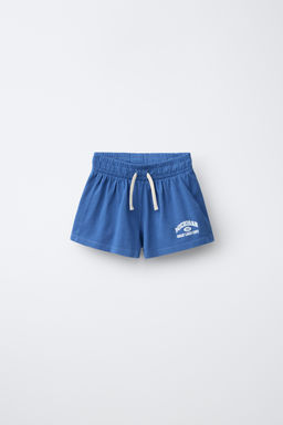 BERMUDA FELPA / Azul?n