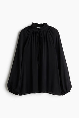 Blusa de gasa efecto arrugado - H&m фото 6