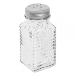 Солонка 8,8*3,4см, стекло, сталь, арт. 828-265