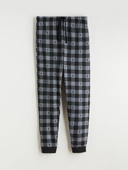 Standart Kal?p Ekose Erkek Pijama Alt