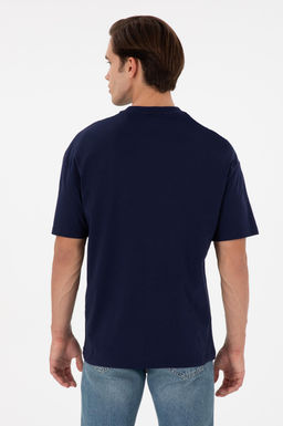 Футболка U.S. Polo Assn темно-синяя из хлопка фото 19