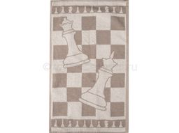 6с104.511ж2 Шахматы (лен3) Полотенце махровое 67х40см