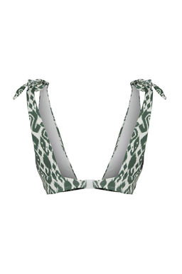 TRENDYOLMILLA Etnik Desenli Bralet Dugumlu Bikini Ustu TBESS24BU00155  фото 7