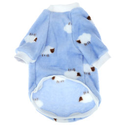 Пэт тойс (Pet toys) Одежда для собаки Толстовка Овечка р-р XL, длина спинки 36см/обхват груди 46см/обхват шеи 28см, цвет-голубой, плюш (100% полиэстер) (Китай) - Домашняя мода фото 4