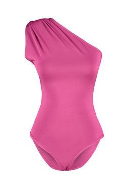 Fusya Asimetrik Yakal? Alttan C?tc?tl? Esnek Orme Body TWOSS22BD00014