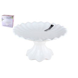 Блюдо сервировочное на ножке 26х14см 9262