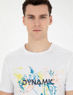 Beyaz Slim Fit Ti__rt - Pierre cardin фото 2