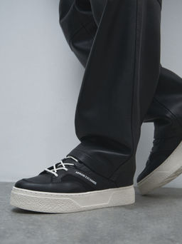 Мужские кеды ARMANI EXCHANGE Артикул 4359013, черный
