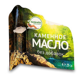 Каменное масло без добавок 100%, леккер, 3 г.