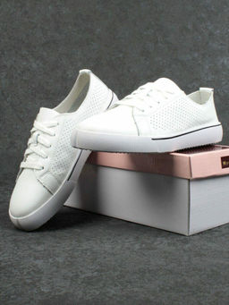 05-PDXL135-1 WHITE Кеды белые (натуральная кожа)