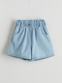 Beli Lastikli K?z ?ocuk Jean ?ort