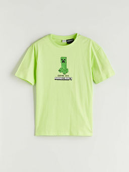 Minecraft Bask?l? Erkek ?ocuk Ti??rt