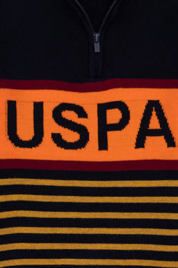 U. S. Polo Assn Темно-синий свитер на молнии для мальчика - U.s. polo assn фото 3