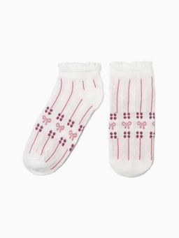 Носки женские «Белые узор», р-р 36-39