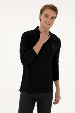 Erkek Siyah Basic Sweatshirt Sepette S_rpriz _ndirim