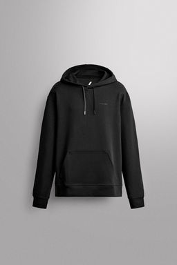 SUDADERA T?CNICA CAPUCHA / Negro - Zara фото 6