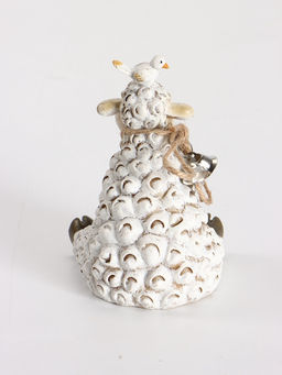 Фигурка «Бараш с птичкой на голове», 9×7.5×9 см