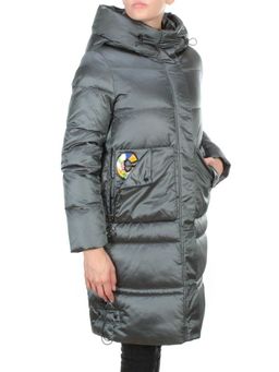 9106 AQUAMARINE Пальто зимнее женское FLOWEROVE (200 гр. холлофайбера) - Fashion фото 11