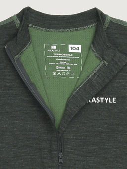 Комбинезон 8т11024 темно-серый меланж