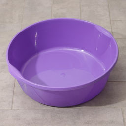 Таз хозяйственный круглый, 20 л, d=49 см, h=15 см, пластик, МИКС