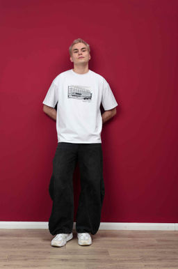 Футболка оверсайз унисекс " Политех" белый