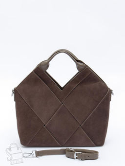 Сумка женская кожаная 1133VG gray Vitelli Grassi