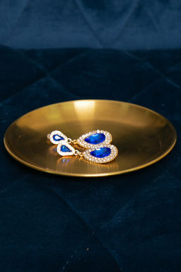 Серьги Королевская роскошь (блю) Бижу61 - Lt collection фото 4