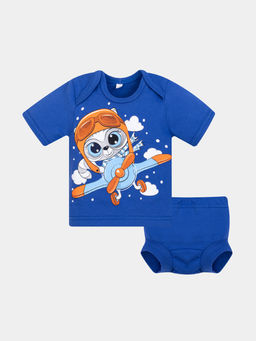 Комплект детский василек енот летчик 706п (86, 52)