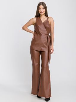 жилет из экокожи 036-0474 - Трика фото 2