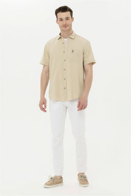 Мужские белые брюки из плотной ткани - U.s. polo assn фото 3