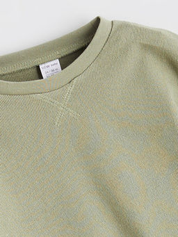 Bisiklet Yaka Erkek Bebek Sweatshirt ve E?ofman Alt?
