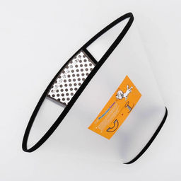 Ветеринарный воротник №1, обхват шеи 37-44 см, высота 22 см, чёрный - Пижон фото 5