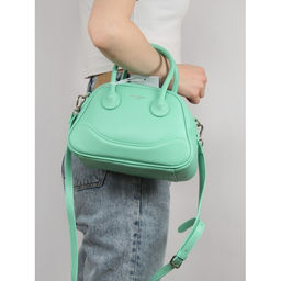 Сумка женская искусственная кожа DJ-CM 6966-AQUA GREEN, 1отд, плечевой ремень, зеленый SALE 261521 - Adelia фото 5