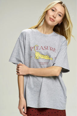 Футболка Pleasure Grey Melange
