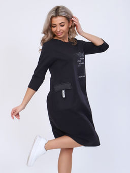 Платье женское МАРИЭЛЬ (чёрный №1)