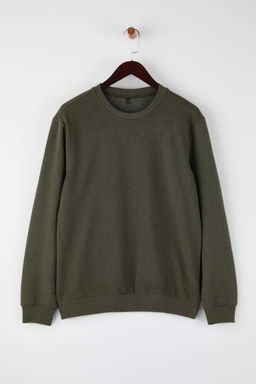 Siyah Regular/Normal Kesim Bisiklet Yaka Kal?n/Ici Sardonlu Sweatshirt TMNAW26SW00018 - Trendyolmilla фото 9