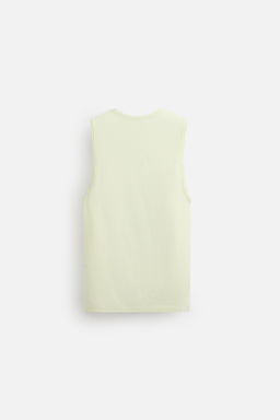 VISCOSE-LINEN TANK TOP - Zara фото 8