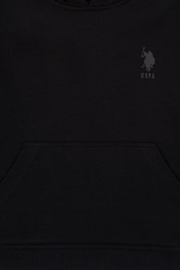 Erkek _ocuk Siyah Kap__onlu Basic Sweatshirt - U.s. polo assn фото 3