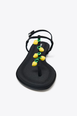 BEADED STRAP SANDALS - Zara фото 13
