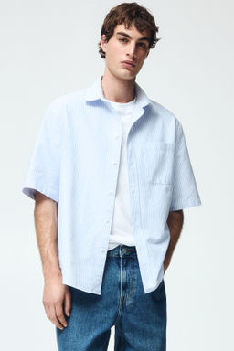 Camisa Oxford de manga corta Relaxed Fit - H&m фото 7