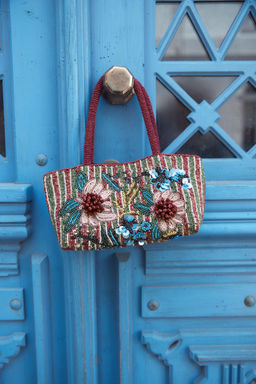 BOLSO MINI ABALORIOS / Rosa - Zara фото 7