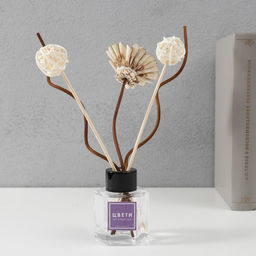 Палочки для аромадиффузора из ротанга «Цветок лотоса», набор 5 шт.