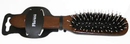 Расческа "FLORANS" д\волос массажная CW105 деревянная (натур.щетина+нейлон)