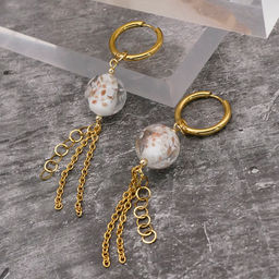 Серьги из муранского стекла